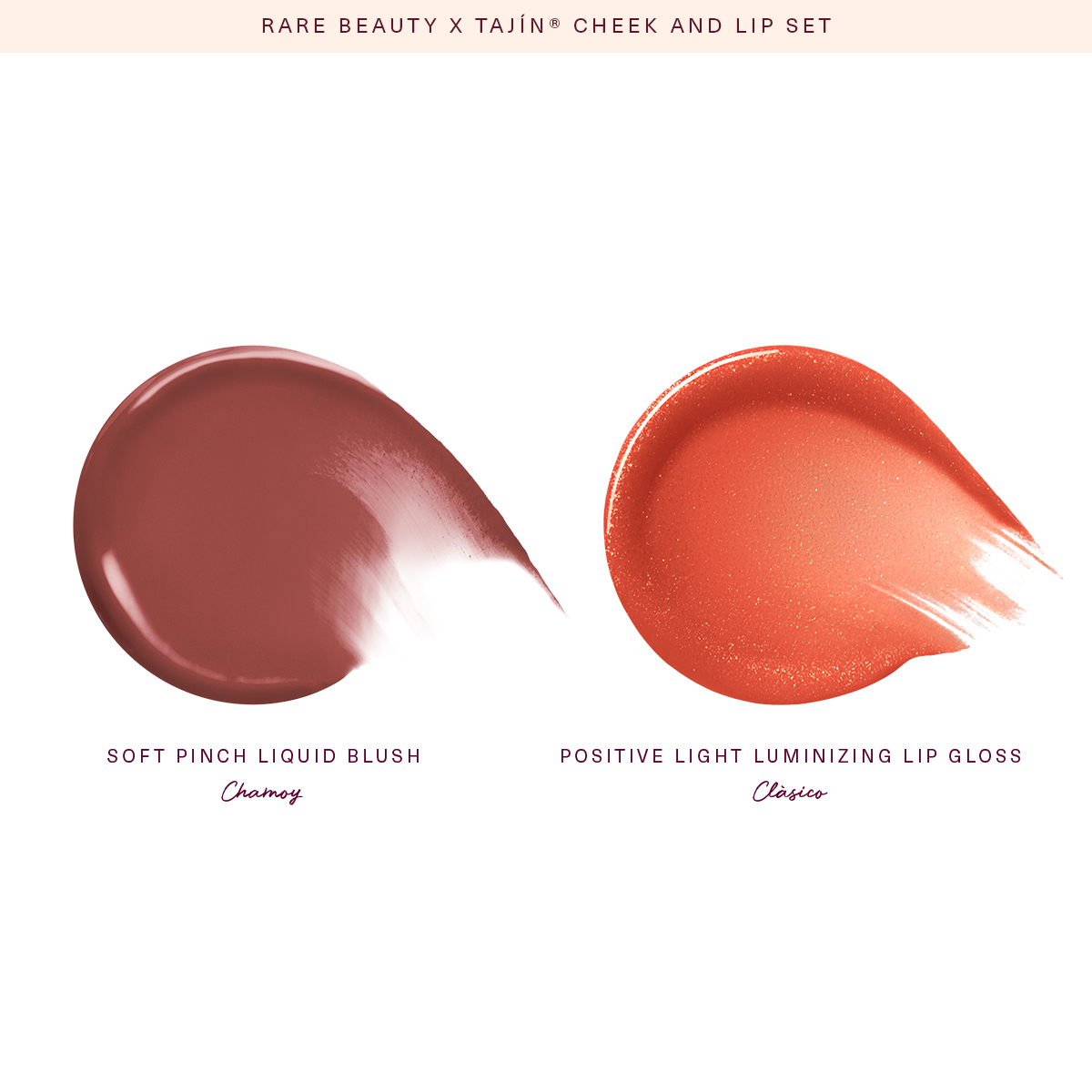 RARE BEAUTY X TAJÍN® CHEEK & LIP SET (SET DE MAQUILLAJE)